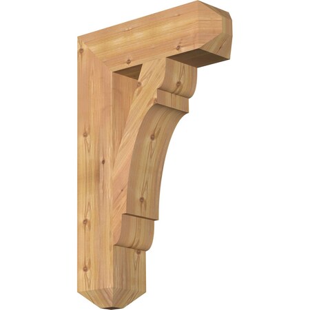 Ekena Millwork Olympic Craftsman Smooth Bracket, Western Red Cedar, 5 1/2"W x 20"D x 32"H BKT06X20X32OLY04SWR